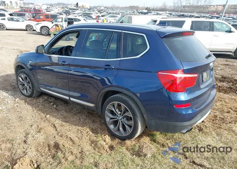 2015 BMW X3 xDrive35I from USA, damaged, VIN 5UXWX7C57F0K35816